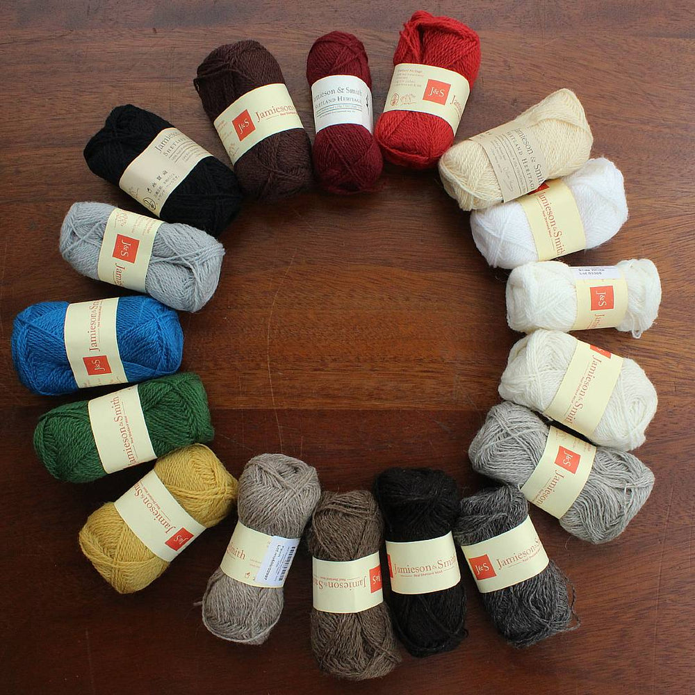 SWATCHES：J&S 「Shetland Heritage 2ply Jumper」
