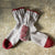 “Striped-heel socks”
