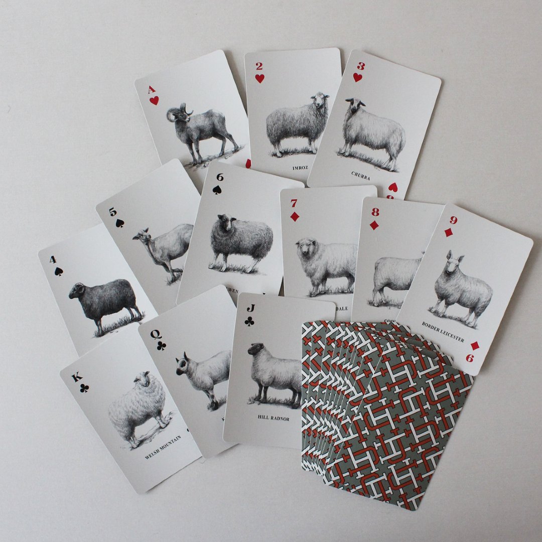 羊 トランプ sheep playing cards