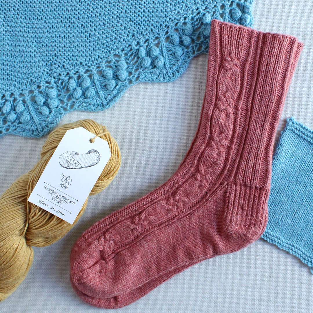 девочки mouth PDF版 AMANO Vania Socks – moorit