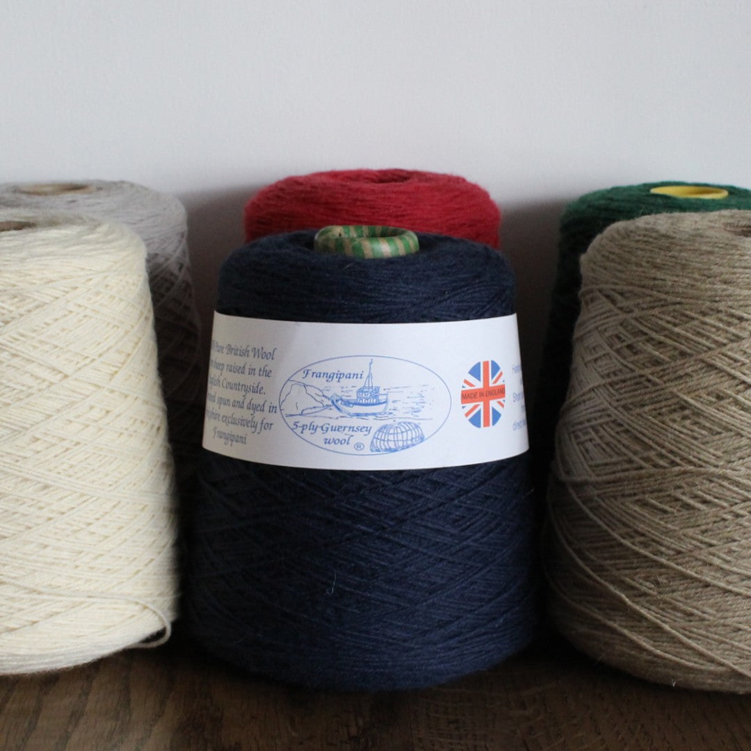 Frangipani 5ply Guernsey Wool 500g cone